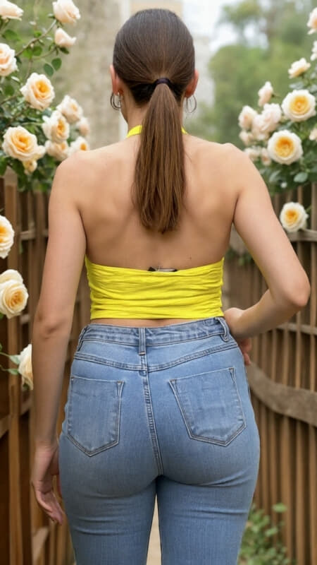 crop top εξώπλατο βαμβακερό