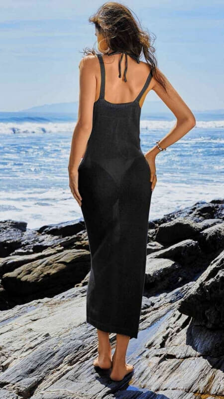 καφτάνι παραλίας maxi cut out
