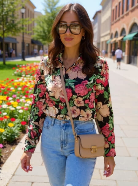 πουκάμισο floral