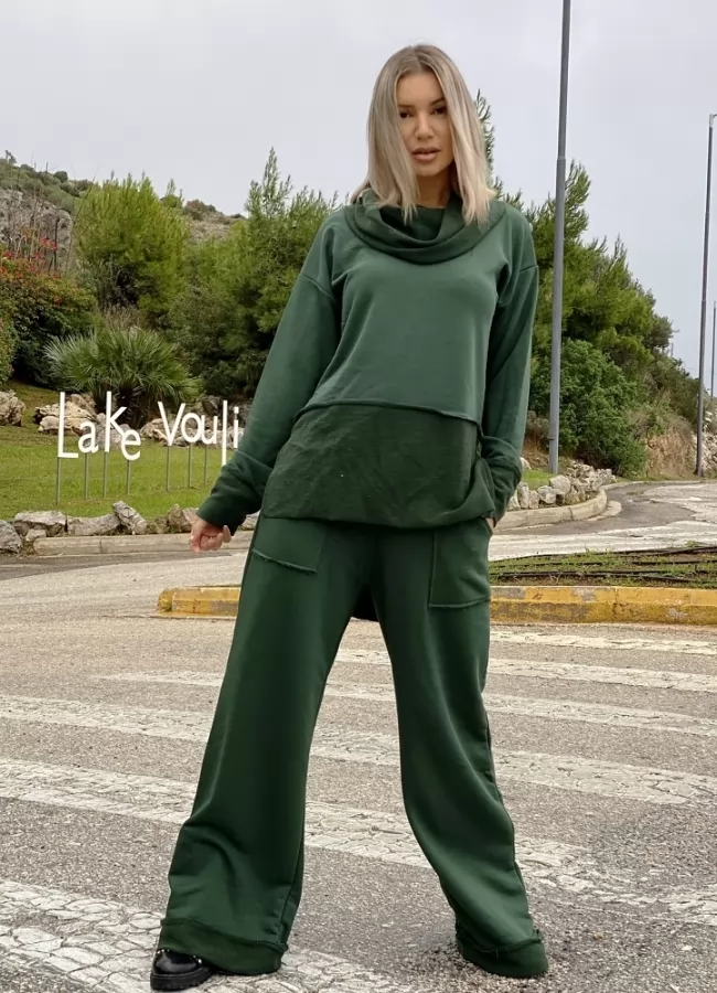 σετ φούτερ φόρμες σε φαρδιά γραμμή